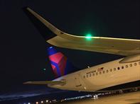 Delta A321 delivery flight arrival in MSP, 3/2016