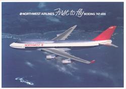 nw_postcard_boeing_747-400_first_in_1989