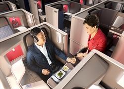 Delta One Suite_meal_service