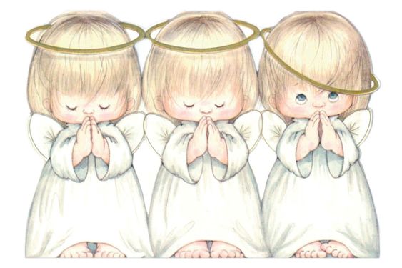 Three Little Angels Hallmark Card