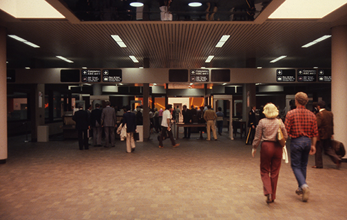ATL security checkpoint, ca 1980