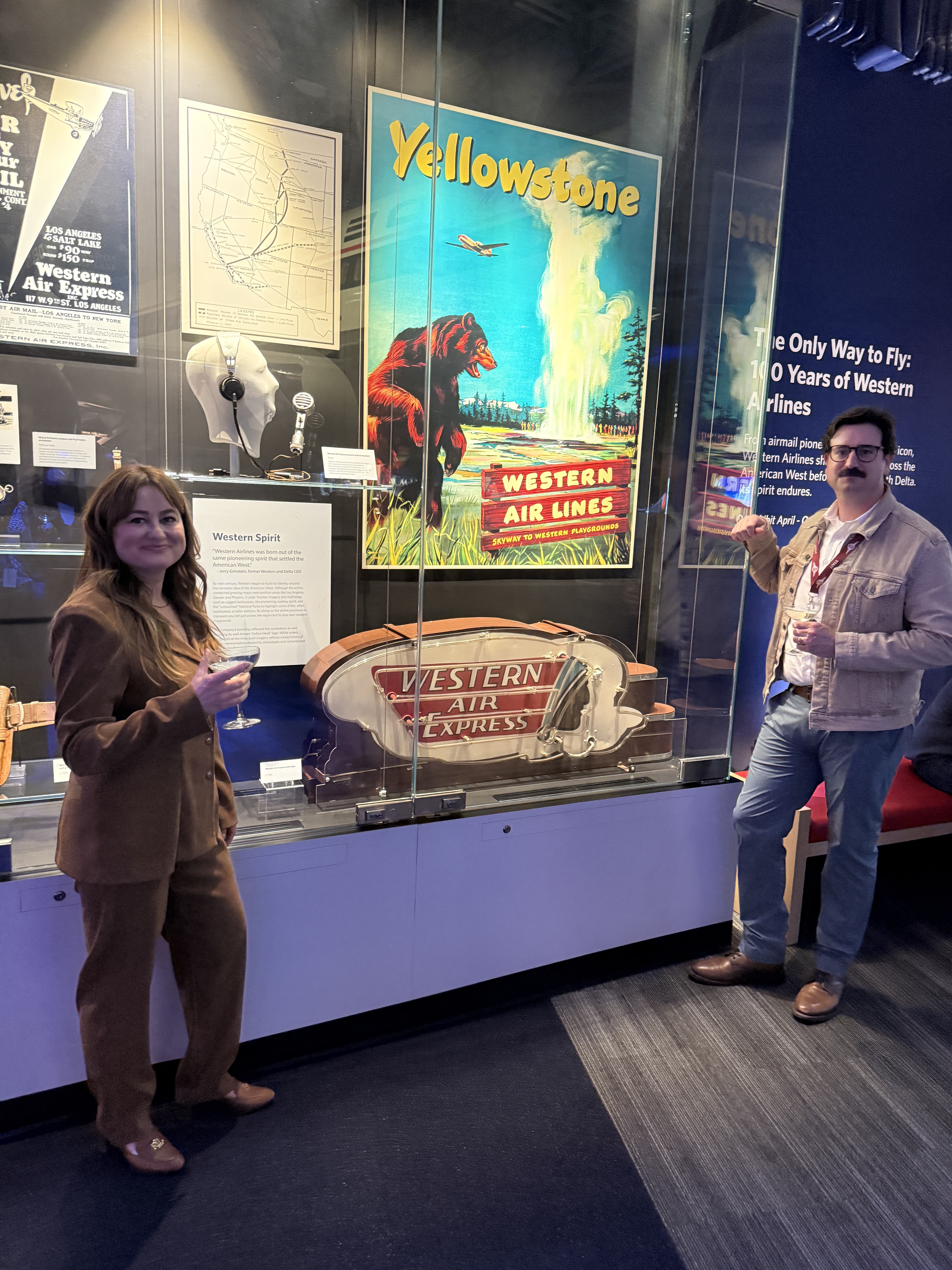 Director of Exhibits, Nina Thomas (left) and Manager of Exhibits, Austin Vallejos-Coleman (right)