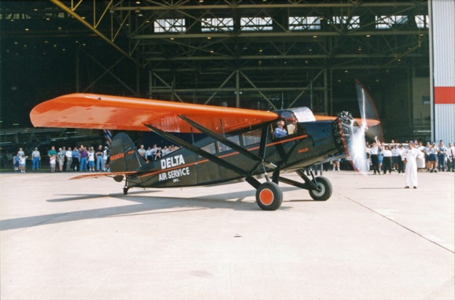 Travel Air outside Hangar 2, ca 2000