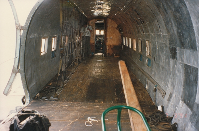 Ship 41 cabin before restoration