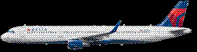 Delta A321-200 illustration