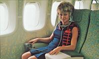 Boeing 747 in-flight entertainment headset 1970