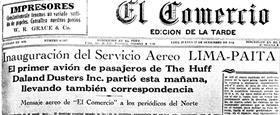 Peru Newspaper Article 13 Sept 1928