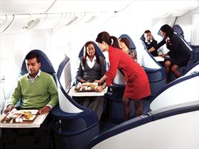 Delta in-flight service BusinessElite 2011