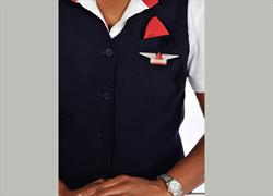 Close up of Delta uniforms today.