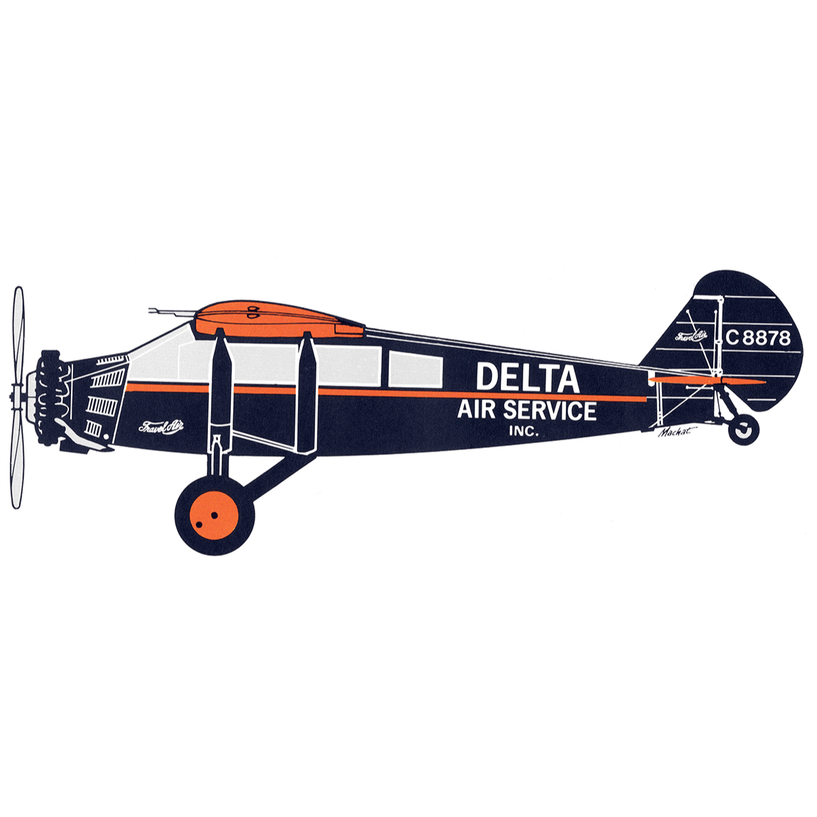 1929 Travel Air 6000B drawing